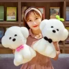 1PCS 25 30 50CM Simulation Bichon Frise Dog Plush Toy Cute Soft Stuffed Animal Toys Gift - Dog Gifts Store