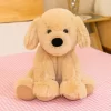 2024 New Size 40cm Cute Golden Retriever Dog Plush Toys Stuffed Dolls Soft Simulation Fluffy Dogs 2 - Dog Gifts Store