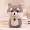 20cm Cute Dog Plush Toys Cartoon Sleeping Stuffed Pillow Doll Soft Cushion Bolster Birthday Gift For 3 - Dog Gifts Store