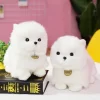 23CM Kawaii Simulation Pomeranian Dog Plush Toy Kawaii Gift For Kids Baby Stuffed Plush Puppy Doll - Dog Gifts Store