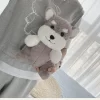 23cm kawaii Schnauzer Dog Plush Toy Small Soft Simulation Kids Stuffed Animal Toys for Children Cute 1 - Dog Gifts Store