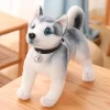 25 30CM Simulation Husky Dog Plush Toy Wolf Soft Stuffed Animal Cute Plush Kawaii Children Doll 3 - Dog Gifts Store