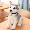 25 30CM Simulation Husky Dog Plush Toy Wolf Soft Stuffed Animal Cute Plush Kawaii Children Doll 4 - Dog Gifts Store