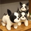 35 40 45cm Cute Simulation French Bulldog Doll Animal Stuffed Puppy Plush Pillow Toy Mascot Shadow 3 - Dog Gifts Store