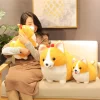 38 45 60cm Kawaii Cute Corgi Stuffed Plush Toys For Children Soft Corgi Plush Doll Pillow 2 - Dog Gifts Store