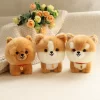 Adorbale Furry Plush Corgi Dog Plush Toy Stuffed Big Head Kawaii Lifelike Animal Shiba inu ChowChow 2 - Dog Gifts Store