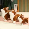 Adorbale Plush Corgi Dog Toy Stuffed Soft Animal Cartoon Pillow Kawaii Lifelike Puppy Doll Lovely Gifts 4 - Dog Gifts Store