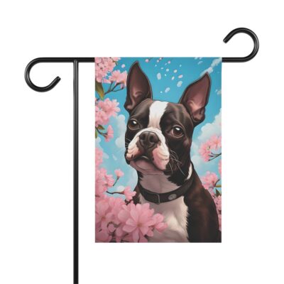 Boston Terrier Spring Flag Garden