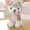 Cute Cartoon Simulation Dog Husky Plush Toy Pillow Soft Filling Companion Doll Cuddle Sleep Birthday Festival 3 - Dog Gifts Store