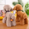 Cute Poodle Teddy Dog Simulation Stuffed Animal Plush Toy Girls Birthday Gift Home Decoration 2 - Dog Gifts Store