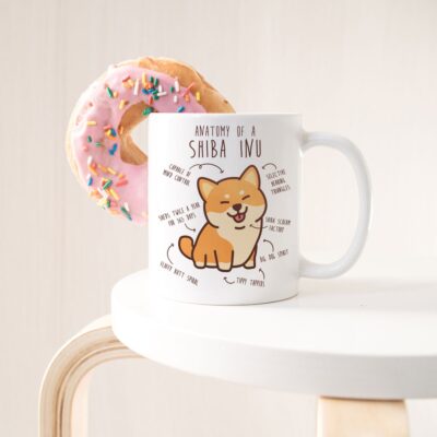 Cute Red Shiba Inu Mug