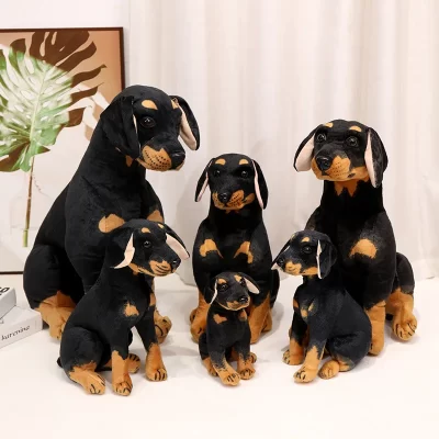 Cute Rottweiler Plush Toy