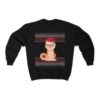 Cute Shiba Inu Christmas Sweatshirt