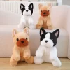 Cute Simulation French Bulldog Doll Animal Stuffed Puppy Plush Pillow Toy Mascot Shadow Dog Lovely Gift - Dog Gifts Store