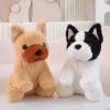 Cute Simulation French Bulldog Doll Animal Stuffed Puppy Plush Pillow Toy Mascot Shadow Dog Lovely Gift 3 - Dog Gifts Store