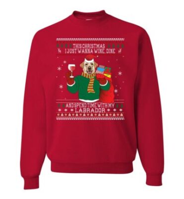 Funny Labrador Ugly Christmas Sweatshirt