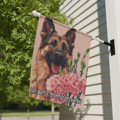 German Shepherd Dog Mother’s Day House Flag