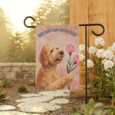 Goldendoodle Dog Mother’s Day House Flag