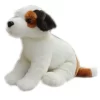 Jack Russell Terrier Stuffed Animal Jack Lassier Terrier Cute Dog Doll Lifelike Animals Simulation Stuffed Doll 5 - Dog Gifts Store