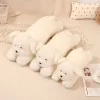 Kawaii Fluffy Hair West Highland Dog White Terrier Plushie Soft Puppy Plush Toy Stuffed Lifelike Animal 1 - Dog Gifts Store