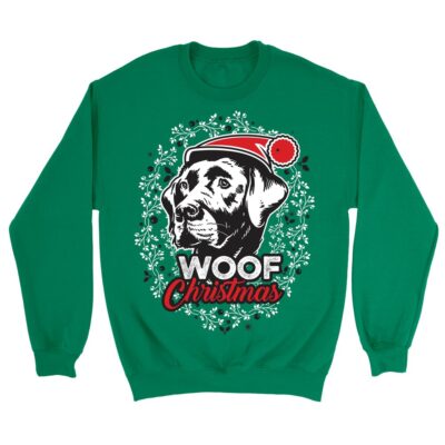 Labrador Retriever Ugly WoofChristmas Sweatshirt