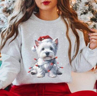 Lovely Westie Xmas Sweatshirt