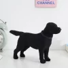 Mini Labrador Simulation Dog Model Toy Puppy Doll Figure Home Decoration Coffee Table Indoor Floor Animal 2 - Dog Gifts Store