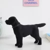 Mini Labrador Simulation Dog Model Toy Puppy Doll Figure Home Decoration Coffee Table Indoor Floor Animal 3 - Dog Gifts Store