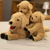 New 35 75cm Simulation Labrador Dog Plush toy Creative Realistic Animal Puppy Dolls Stuffed Soft Toys 3 - Dog Gifts Store