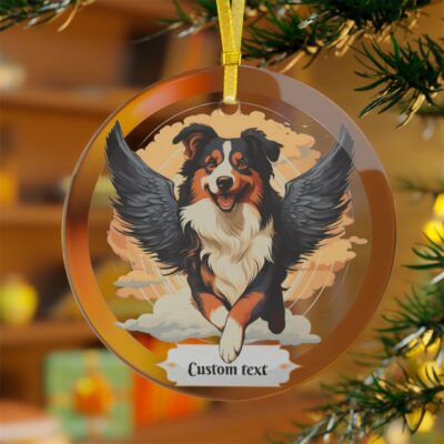 Personalized Angel Australian Shepherd Ornament