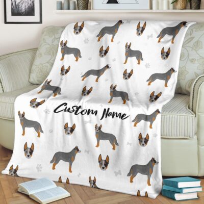 Personalized Australian Shepherd Cozy Blanket