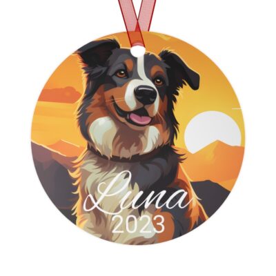 Personalized Australian Shepherd Lovers Ornament