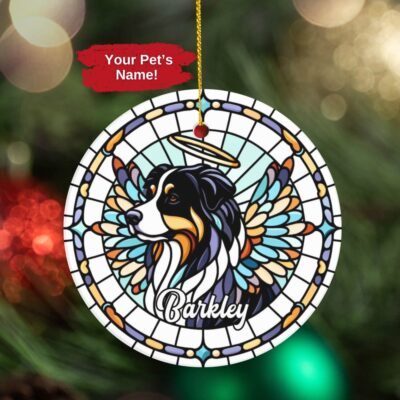 Personalized Australian Shepherd Unique Ornament