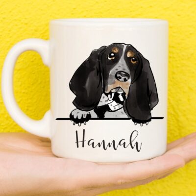 Personalized Basset Hound Lovers Mug