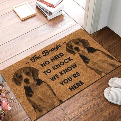 Personalized Beagle Doormat