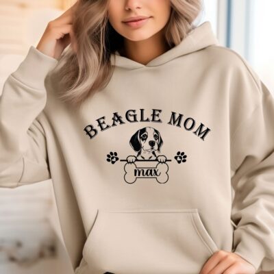 Personalized Beagle Mom Hoodie