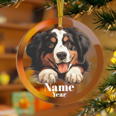 Personalized Bernese Mountain Cute Ornament