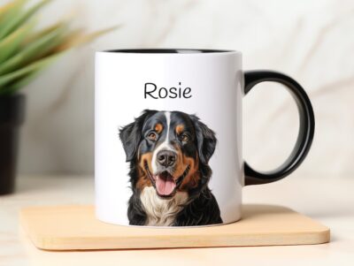 Personalized Bernese Mountain Dog Mug