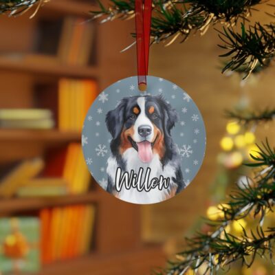 Personalized Bernese Mountain Dog Ornament