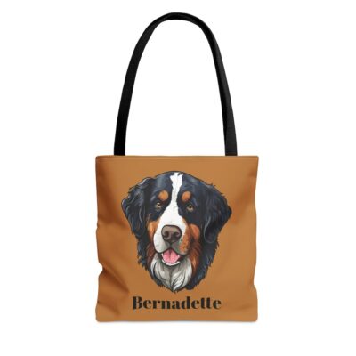 Personalized Bernese Mountain Dog Tote Bag