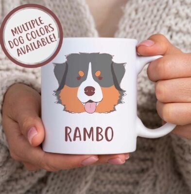 Personalized Bernese Mountain Gifts Mug