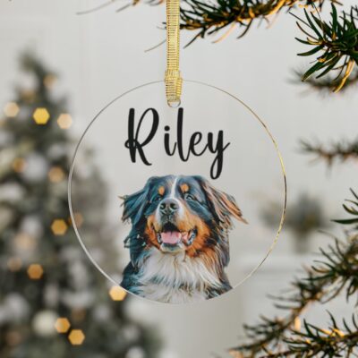 Personalized Bernese Mountain Lovely Ornament