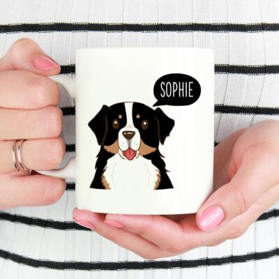 Personalized Bernese Mountain Mom Dad Mug