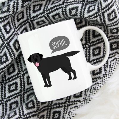 Personalized Black Labrador Retriever Mug