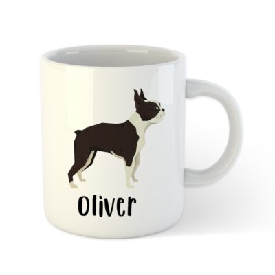 Personalized Boston Terrier Dog Mug