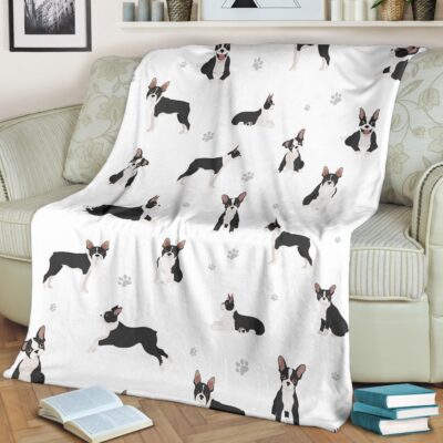 Personalized Boston Terrier Gifts Blanket