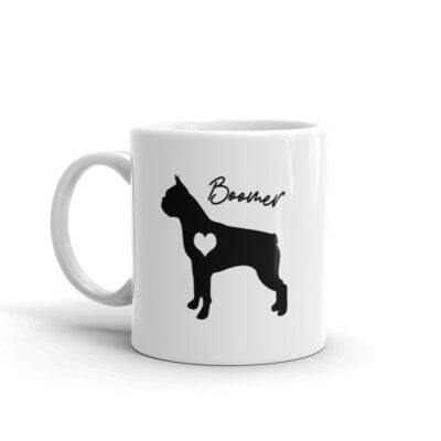 Personalized Boston Terrier Hearts Mug