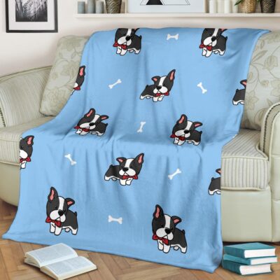 Personalized Boston Terrier Owners Blanket