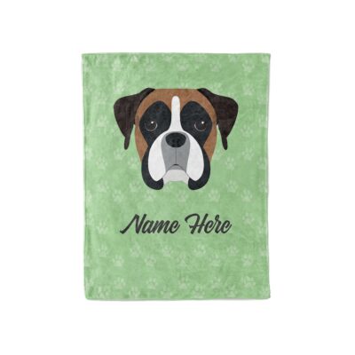 Personalized Boxer Cute Blanket