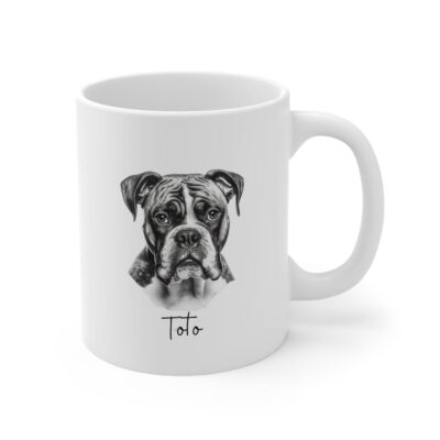 Personalized Boxer Dog Lovers Coffee Mug